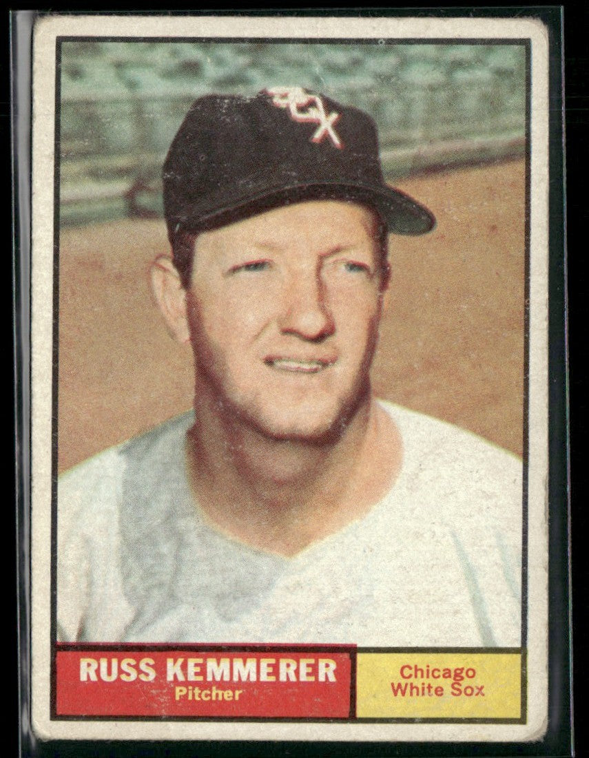 Russ Kemmerer 1961 Topps #56 Chicago White Sox