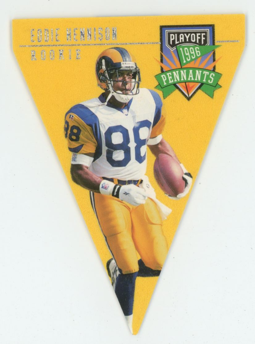 Eddie Kennison 1996 Playoff Contenders Pennants #64 Los Angeles Rams