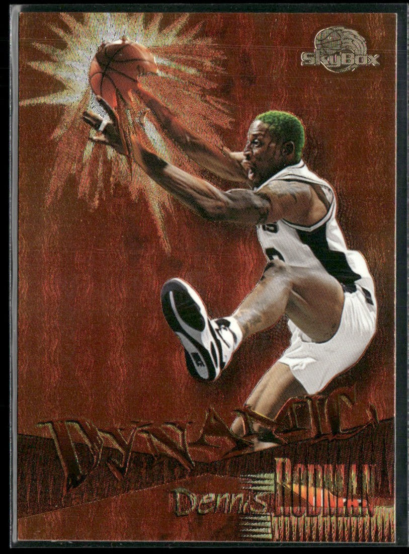 Dennis Rodman 1995 SkyBox Dynamic #D10 Chicago Bulls