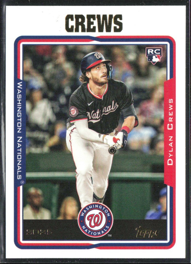 Dylan Crews 2025 Topps Archives RC #300 Washington Nationals