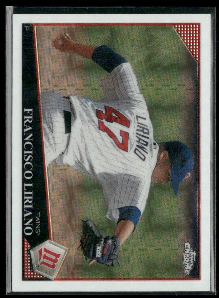 Francisco Liriano 2009 Topps Chrome Xfractor #27 Minnesota Twins