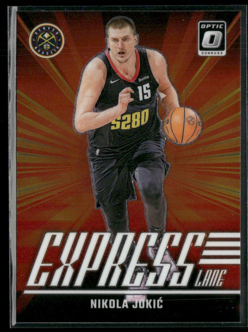 Nikola Jokic 2024 Donruss Optic Express Lane #3 Denver Nuggets