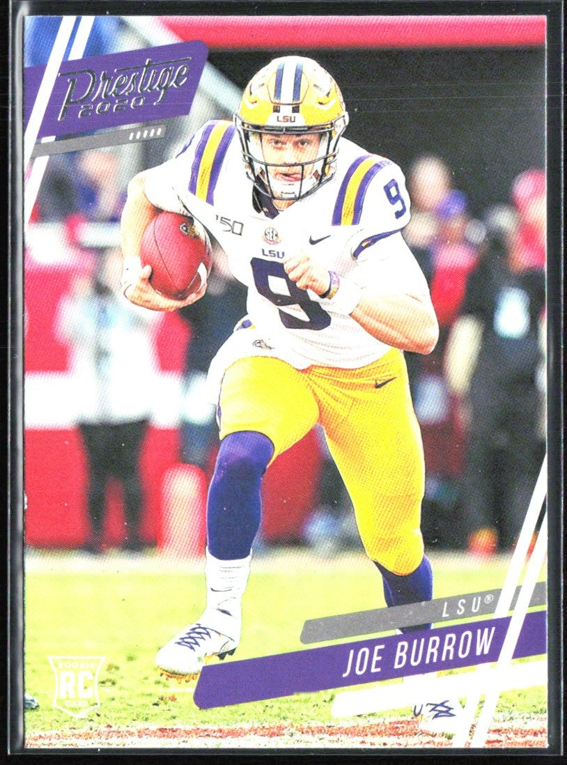 Joe Burrow 2020 Panini Chronicles Draft Picks Prestige RC #3 LSU Tigers