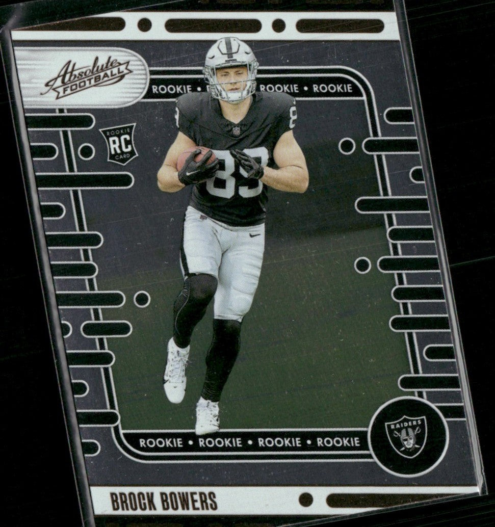 Brock Bowers 2024 Panini Absolute RC #113 Las Vegas Raiders