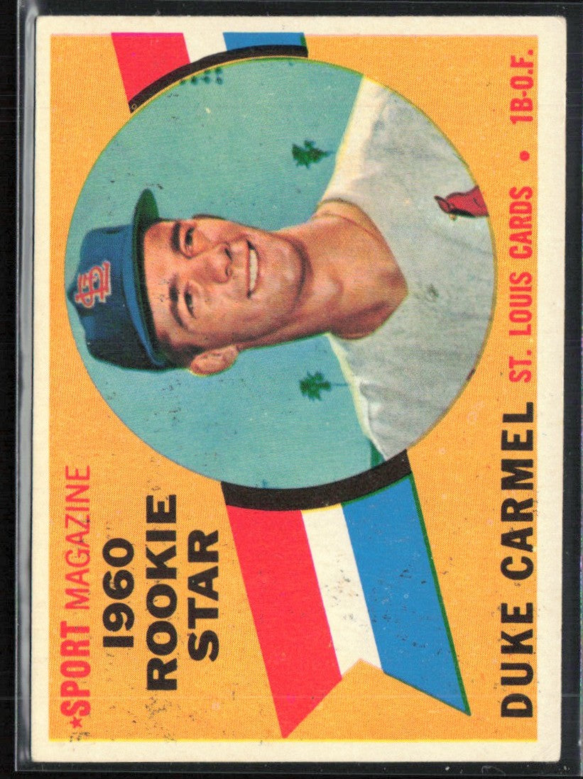 Duke Carmel 1960 Topps RC #120.0 St. Louis Cardinals
