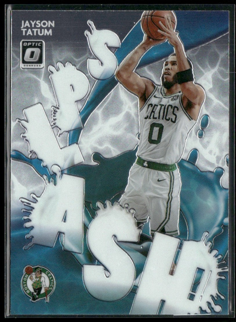 Jayson Tatum 2021 Donruss Optic Splash! #14 Boston Celtics