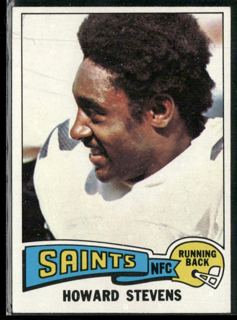 Howard Stevens 1975 Topps #434 New Orleans Saints