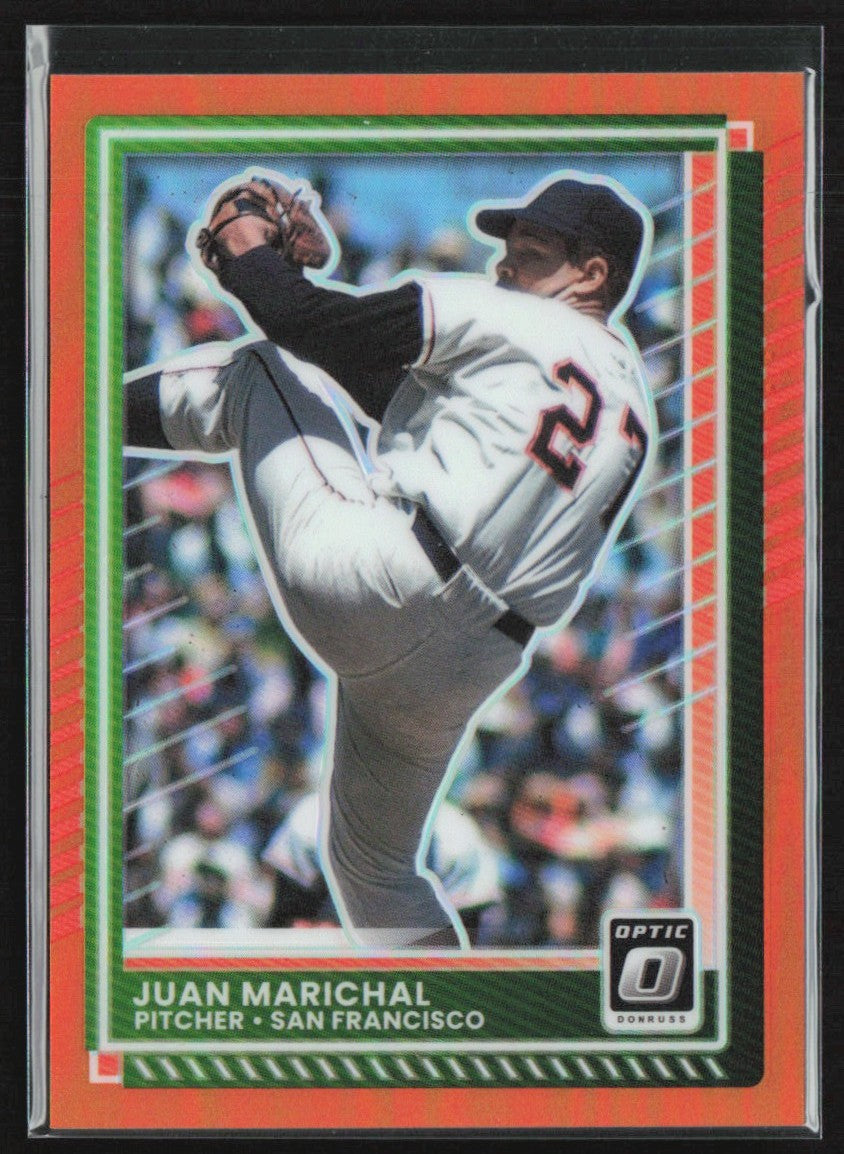 Juan Marichal 2025 Donruss Optic Orange /199 #90 San Francisco Giants