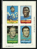 Allison, Buncom, Sauer, Emanuel 1969 Topps Mini-Card Album Stickers