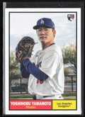Yoshinobu Yamamoto 2024 Topps Archives RC #61 Los Angeles Dodgers
