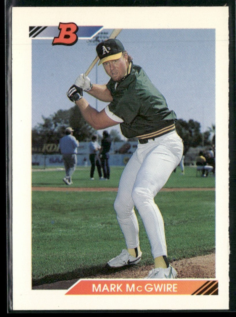 Mark McGwire 1992 Bowman #384 Oakland Athletics