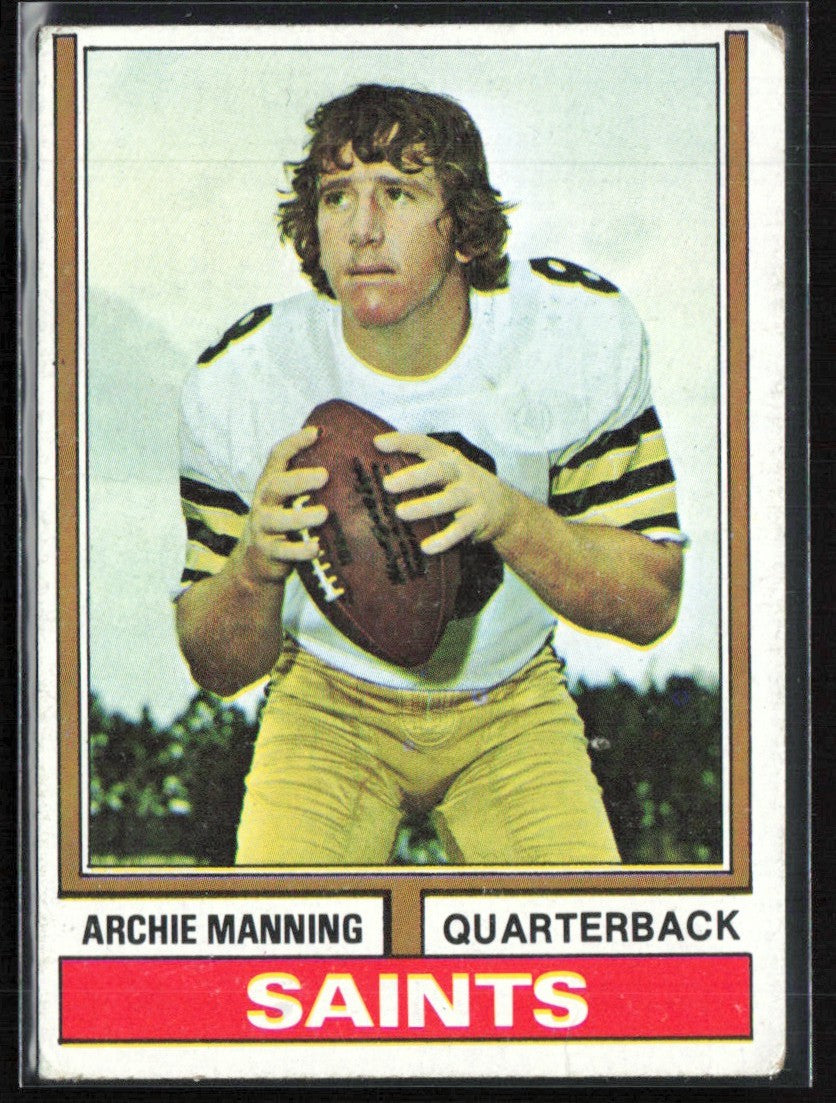 Archie Manning 1974 Topps #70 New Orleans Saints
