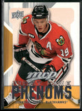 Jonathan Toews 2008 Upper Deck MVP First Line Phenoms #FL5 Chicago Blackhawks