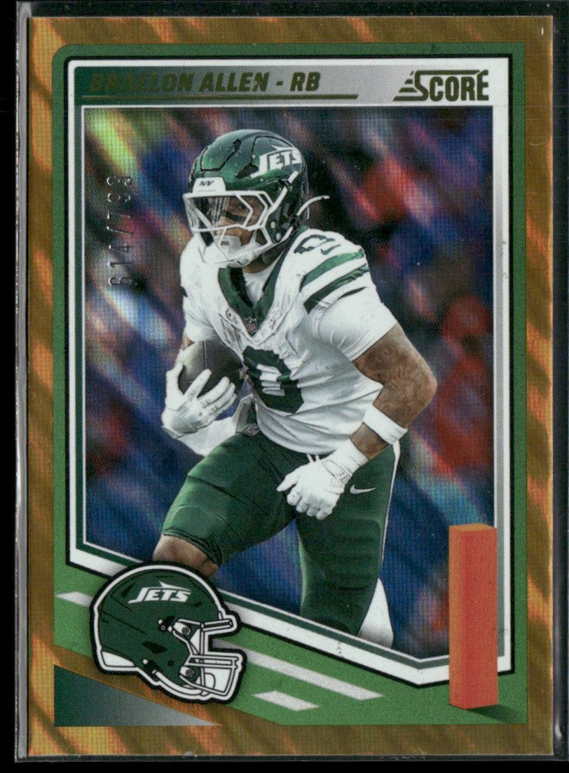 Braelon Allen 2025 Score Lava /799 #273 New York Jets