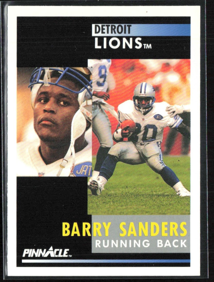 Barry Sanders 1991 Pinnacle #250 Detroit Lions