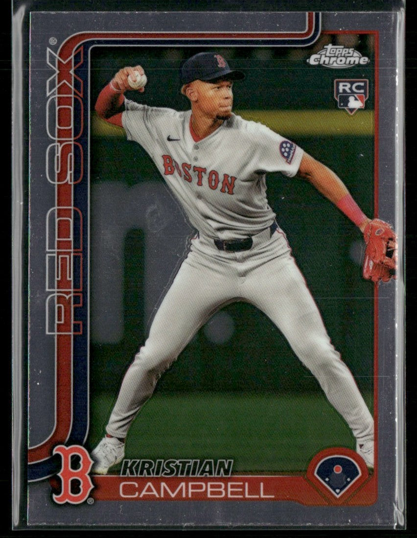 Kristian Campbell 2025 Topps Chrome RC #171 Boston Red Sox