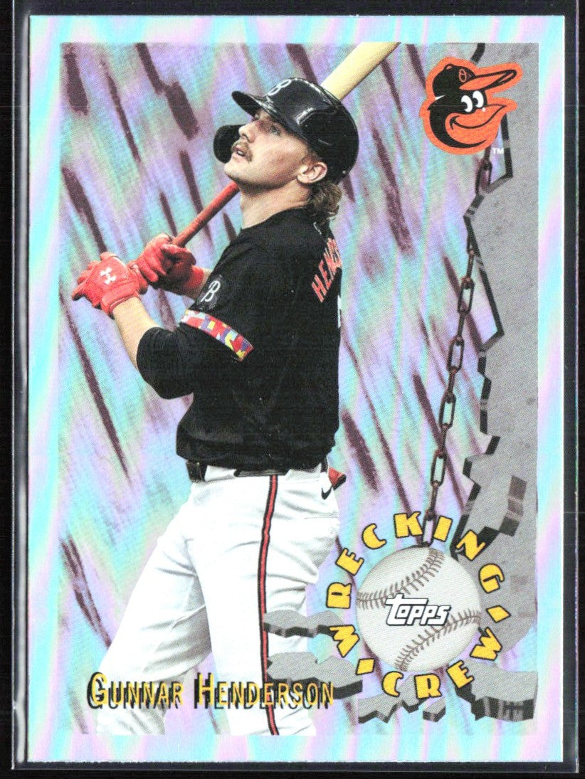 Gunnar Henderson 2025 Topps Archives 1996 Wrecking Crew #96WC-3