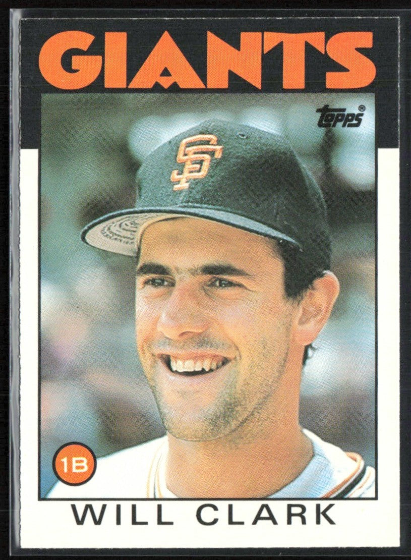 Will Clark 1986 Topps Traded RC #24T San Francisco Giants