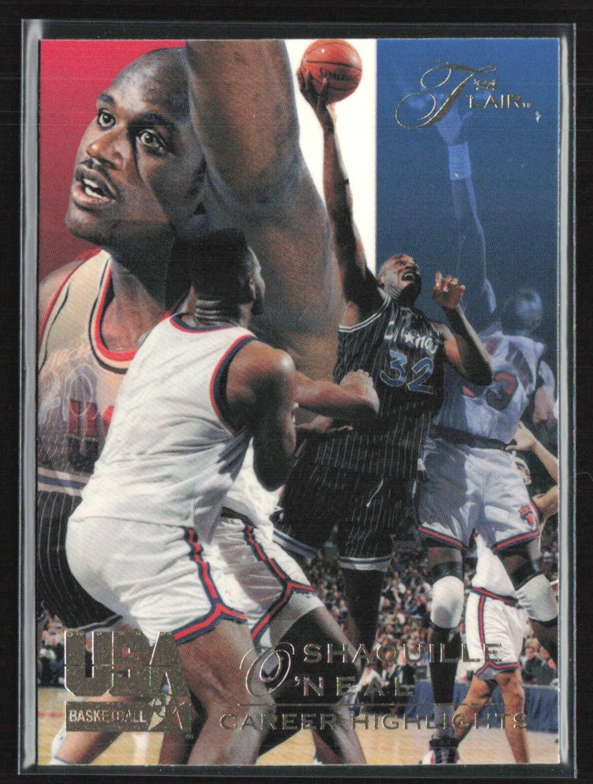 Shaquille O'Neal 1994 Flair USA Basketball #74 Orlando Magic