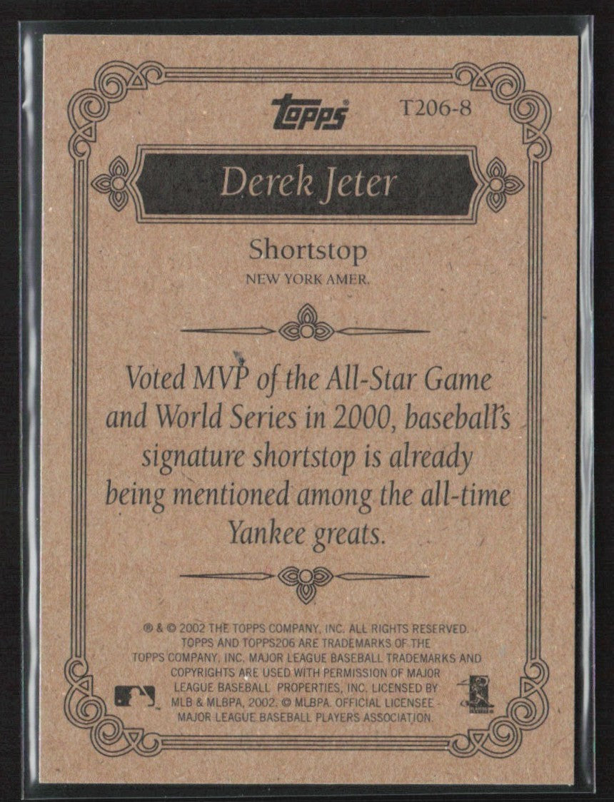 Derek Jeter 2002 Topps 206 #T206-8 New York Yankees