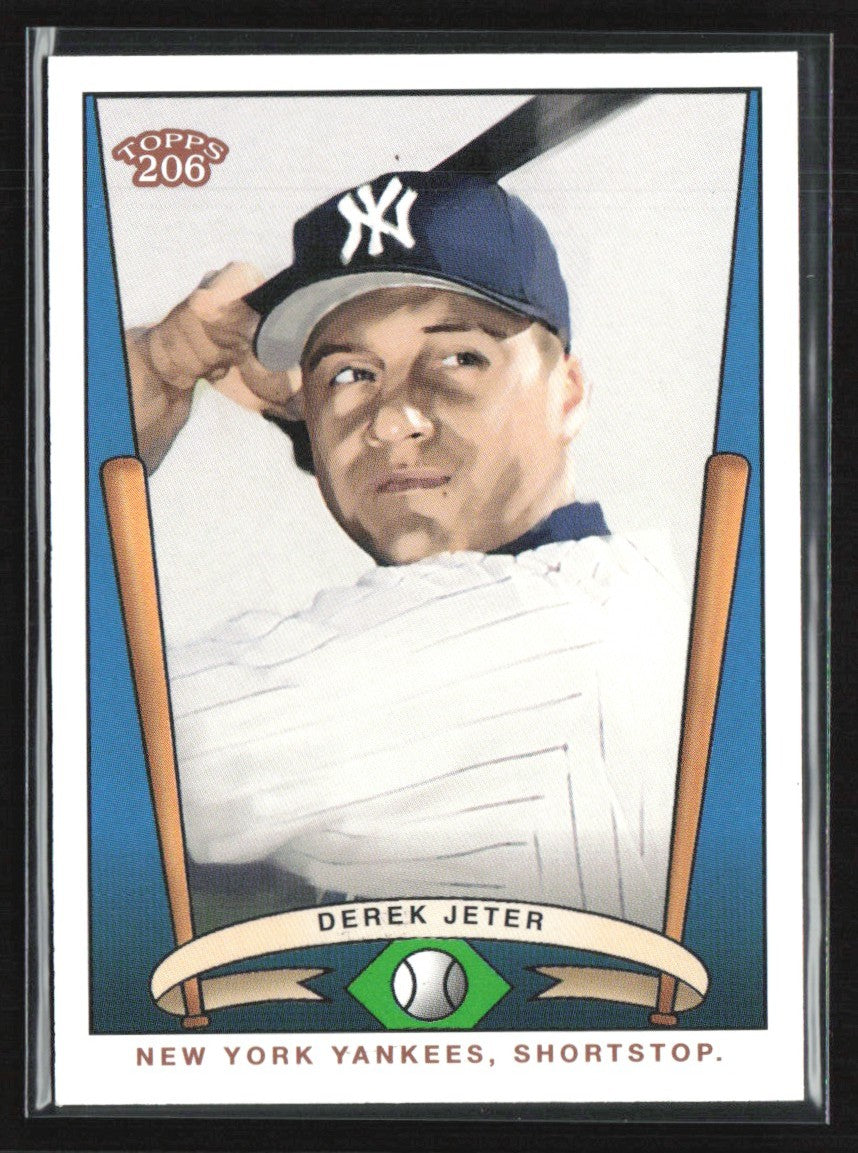 Derek Jeter 2002 Topps 206 #T206-8 New York Yankees