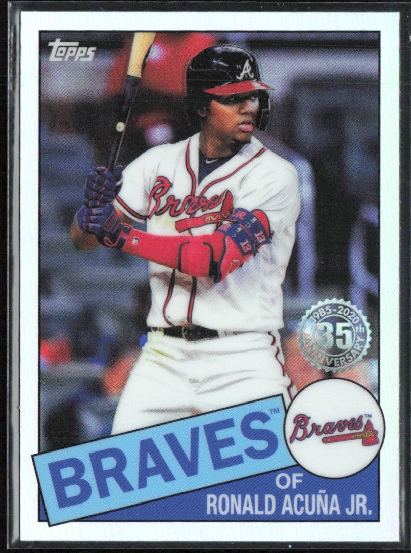 Ronald Acuna Jr. 2020 Topps 1985 Baseball #85TC-25 Atlanta Braves