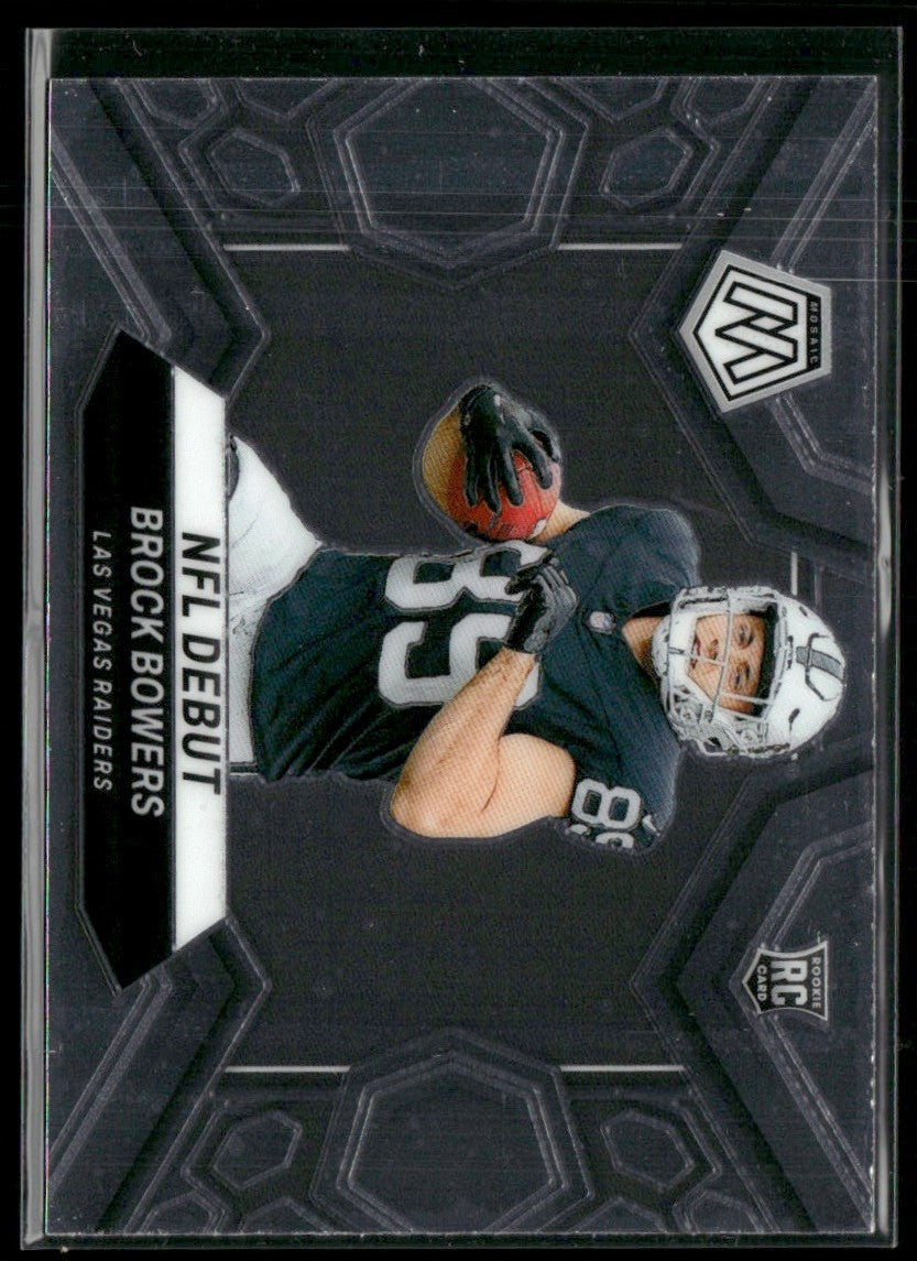 Brock Bowers 2024 Panini Mosaic RC #286 Las Vegas Raiders