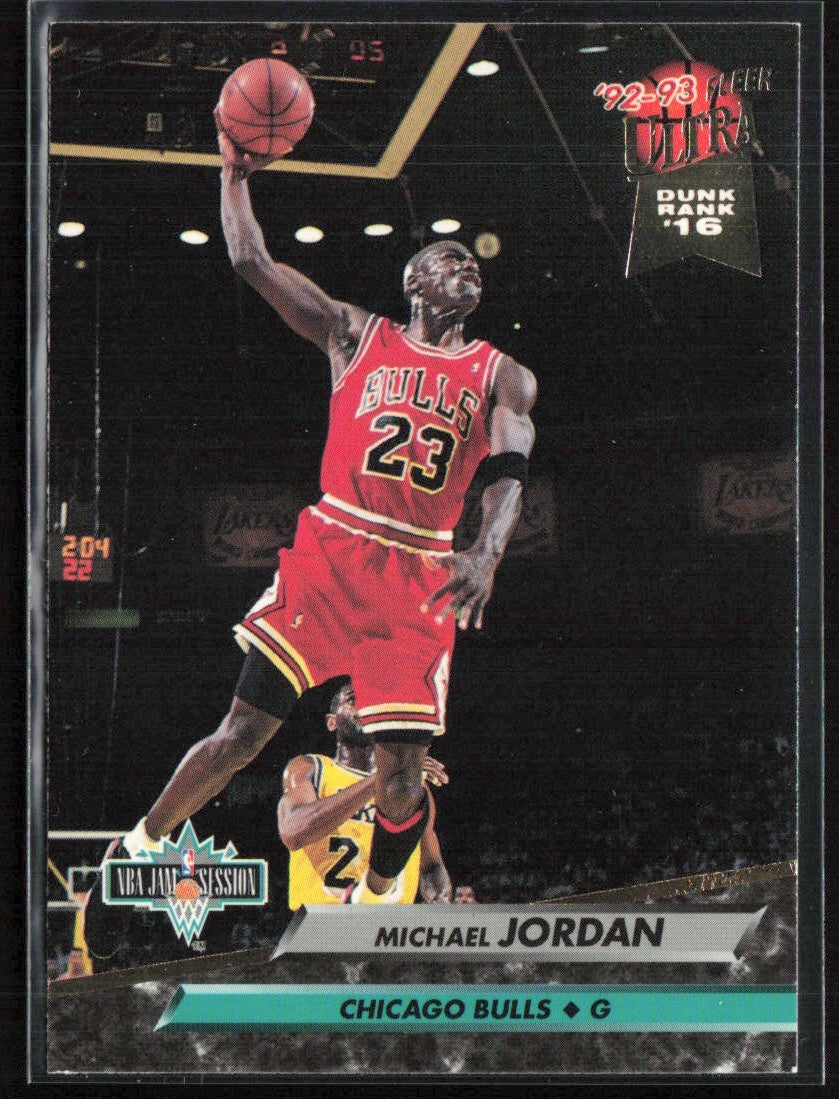 Michael Jordan 1992 Fleer Ultra #216 Chicago Bulls
