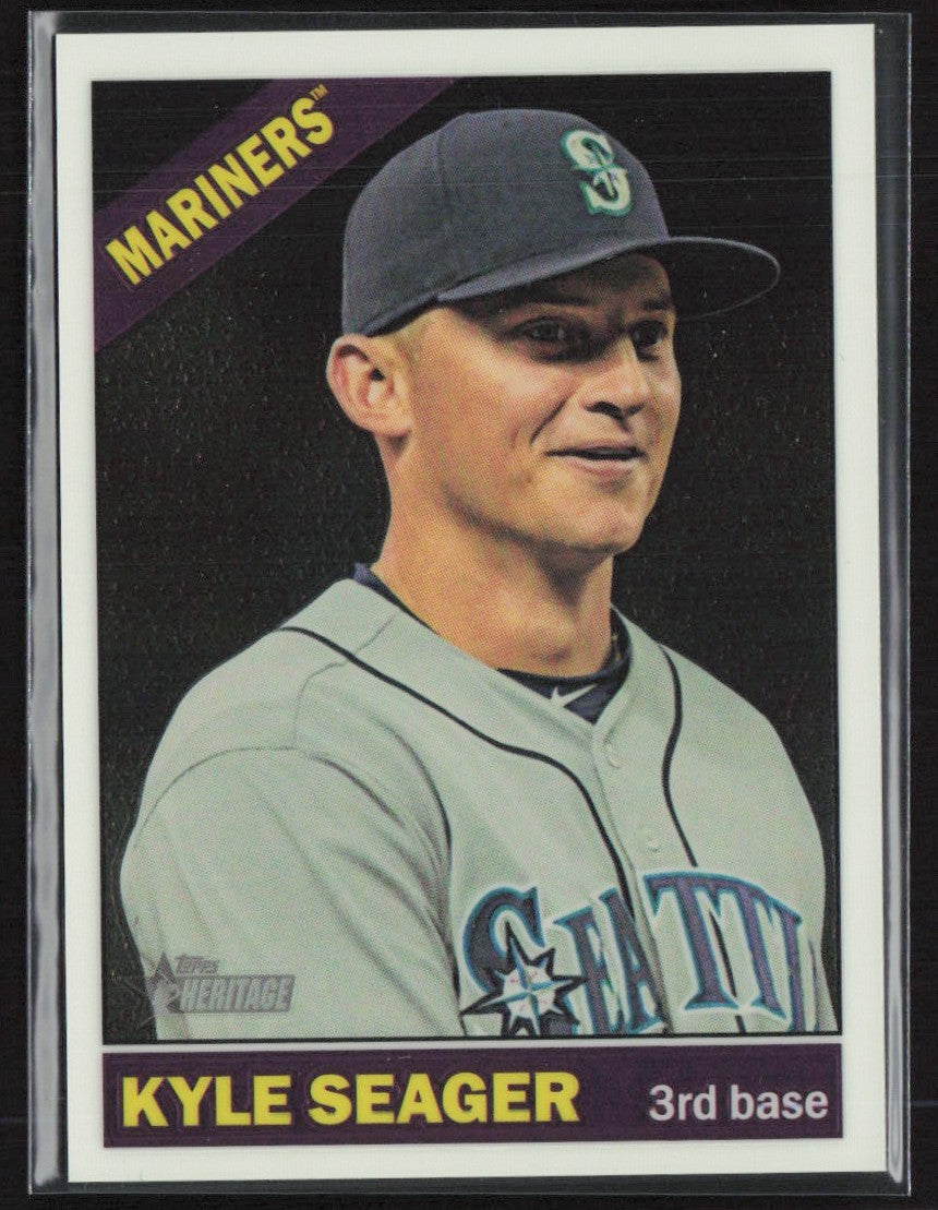 Kyle Seager 2015 Topps Heritage Chrome /999 #THC-493 Seattle Mariners