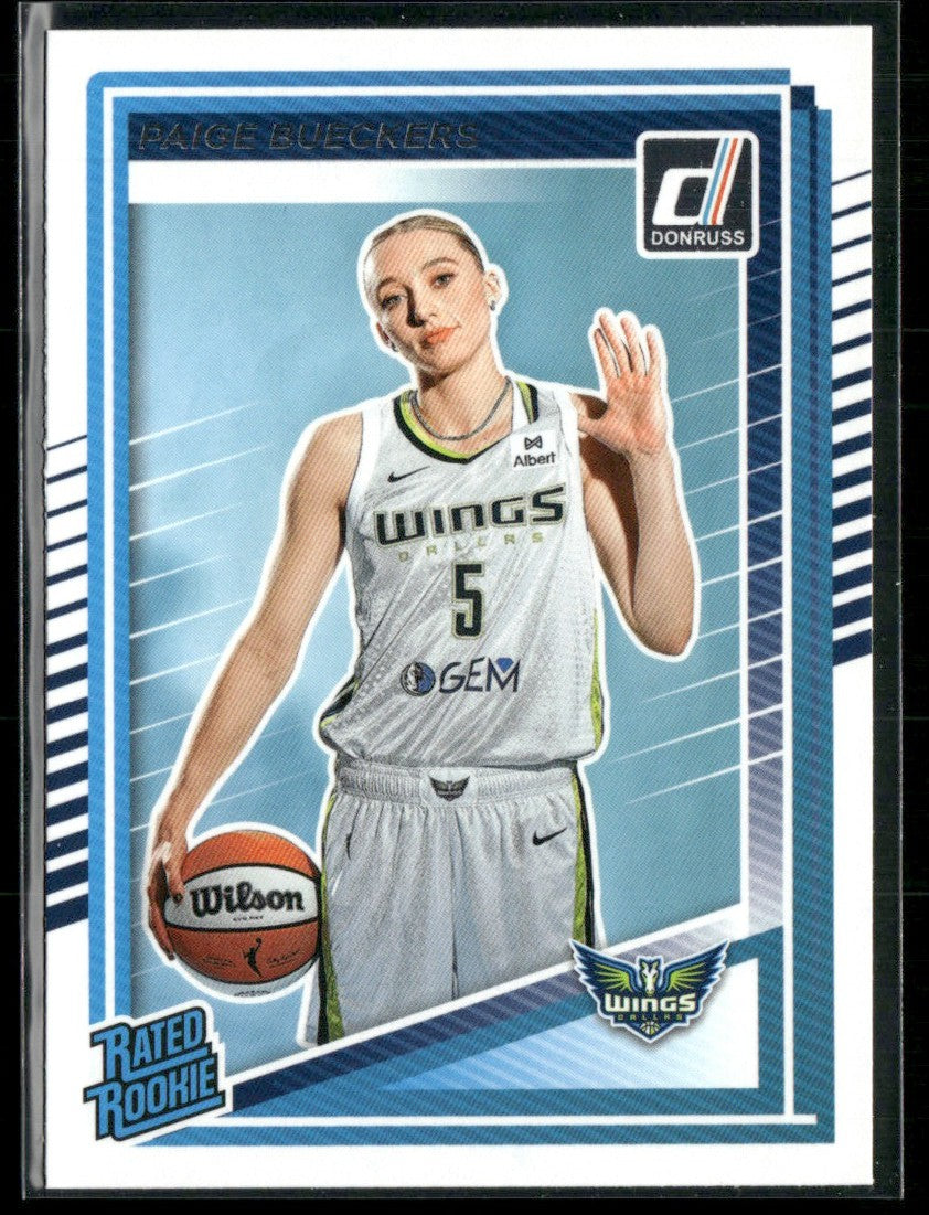 Paige Bueckers 2025 Donruss RC #86 Dallas Wings