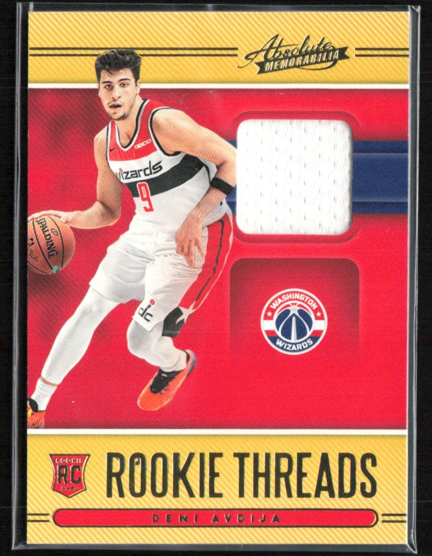 Deni Avdija 2020 Panini Absolute Memorabilia Rookie Threads RC Jersey #RT-DAV