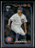Shota Imanaga 2024 Topps Chrome RC #121 Chicago Cubs