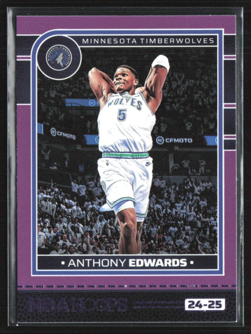 Anthony Edwards 2024 Hoops #181 Minnesota Timberwolves