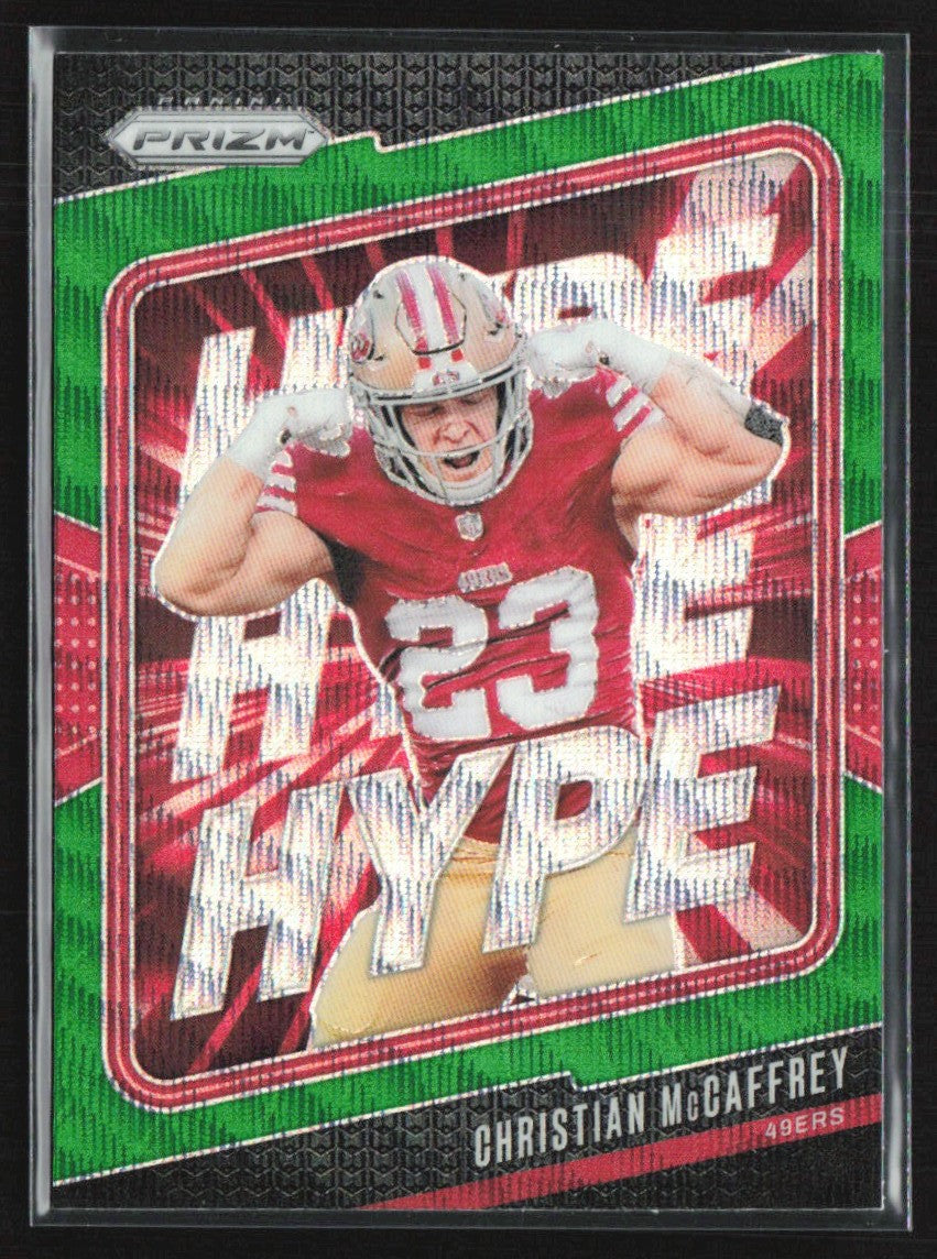 Christian McCaffrey / Ricky Pearsall 2024 Panini Prizm Hype Green Wave #5