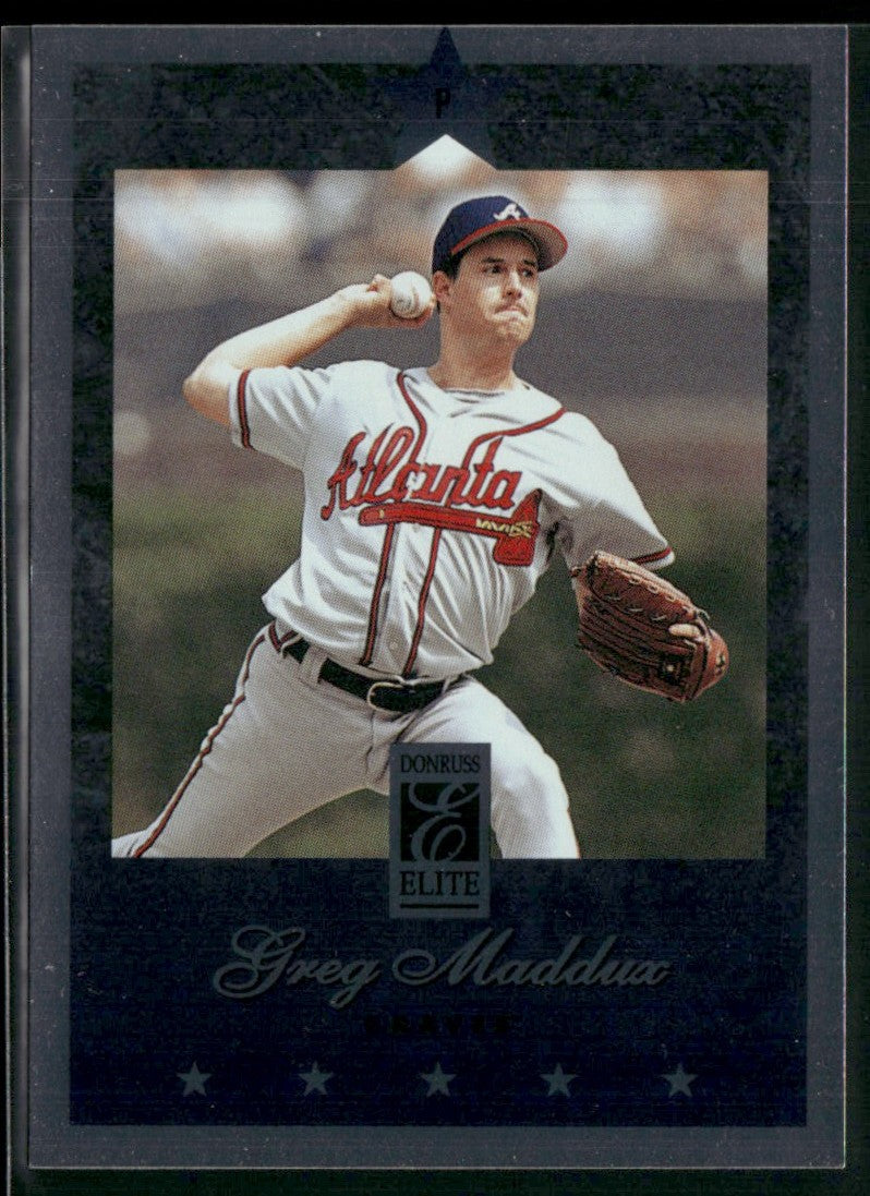 Greg Maddux 1997 Donruss Elite #4 Atlanta Braves