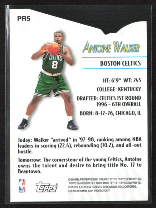 Antoine Walker 1999 Topps Prodigy Die-Cut #PR5 Boston Celtics