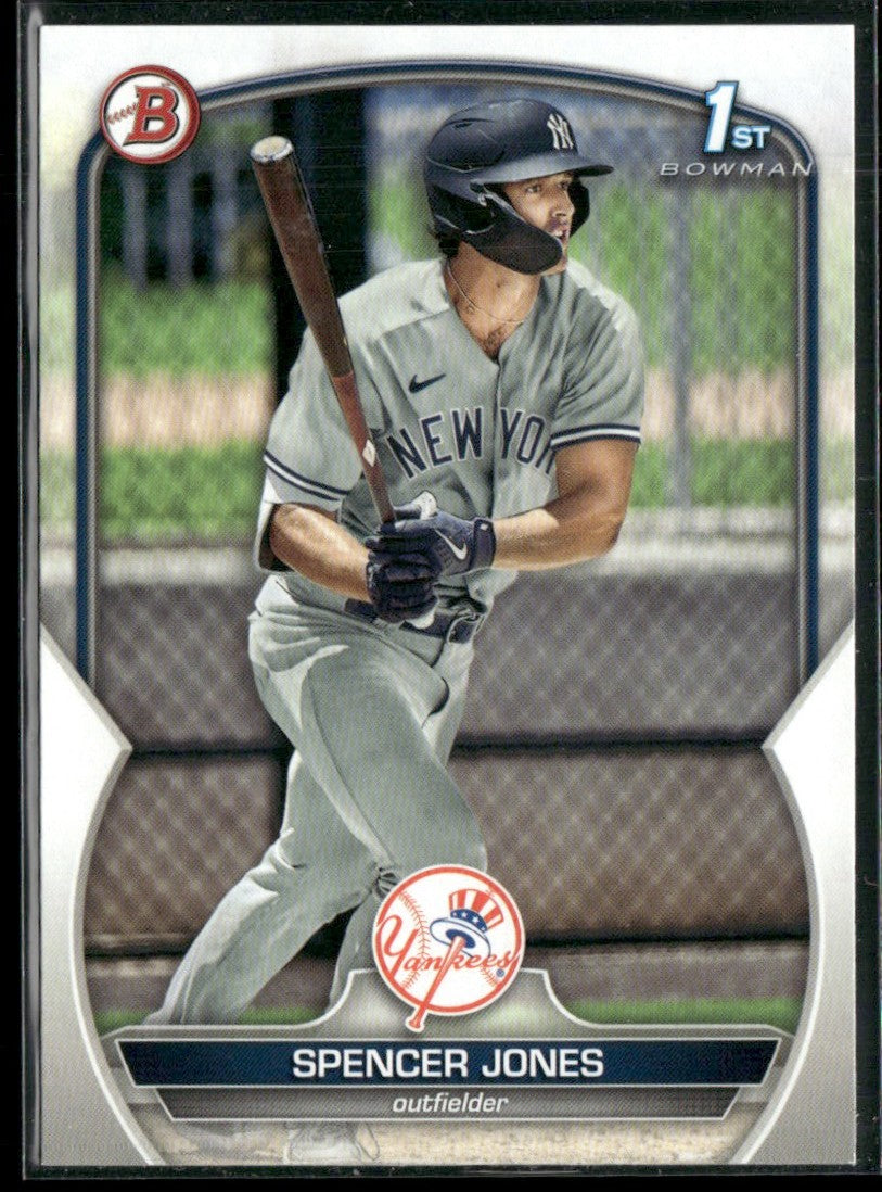 Spencer Jones 2023 Bowman 1st #BP-139 New York Yankees