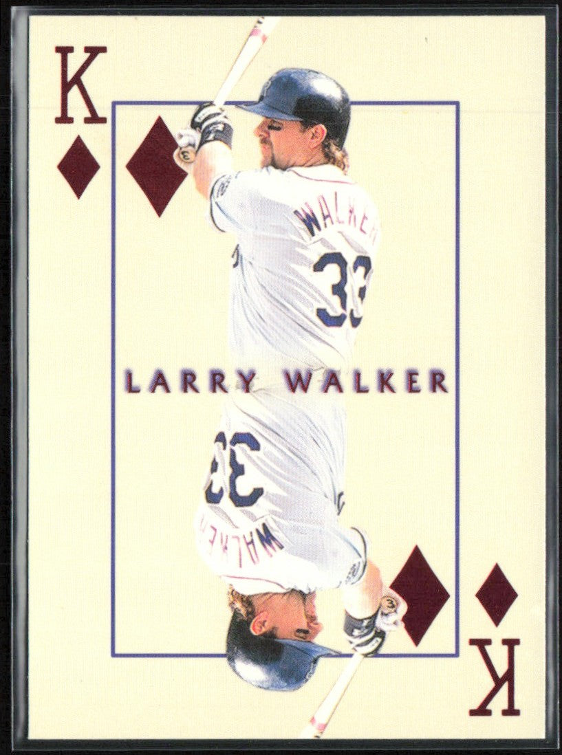 Larry Walker 2000 Pacific Invincible Kings of the Diamond #12 Colorado Rockies