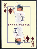 Larry Walker 2000 Pacific Invincible Kings of the Diamond #12 Colorado Rockies