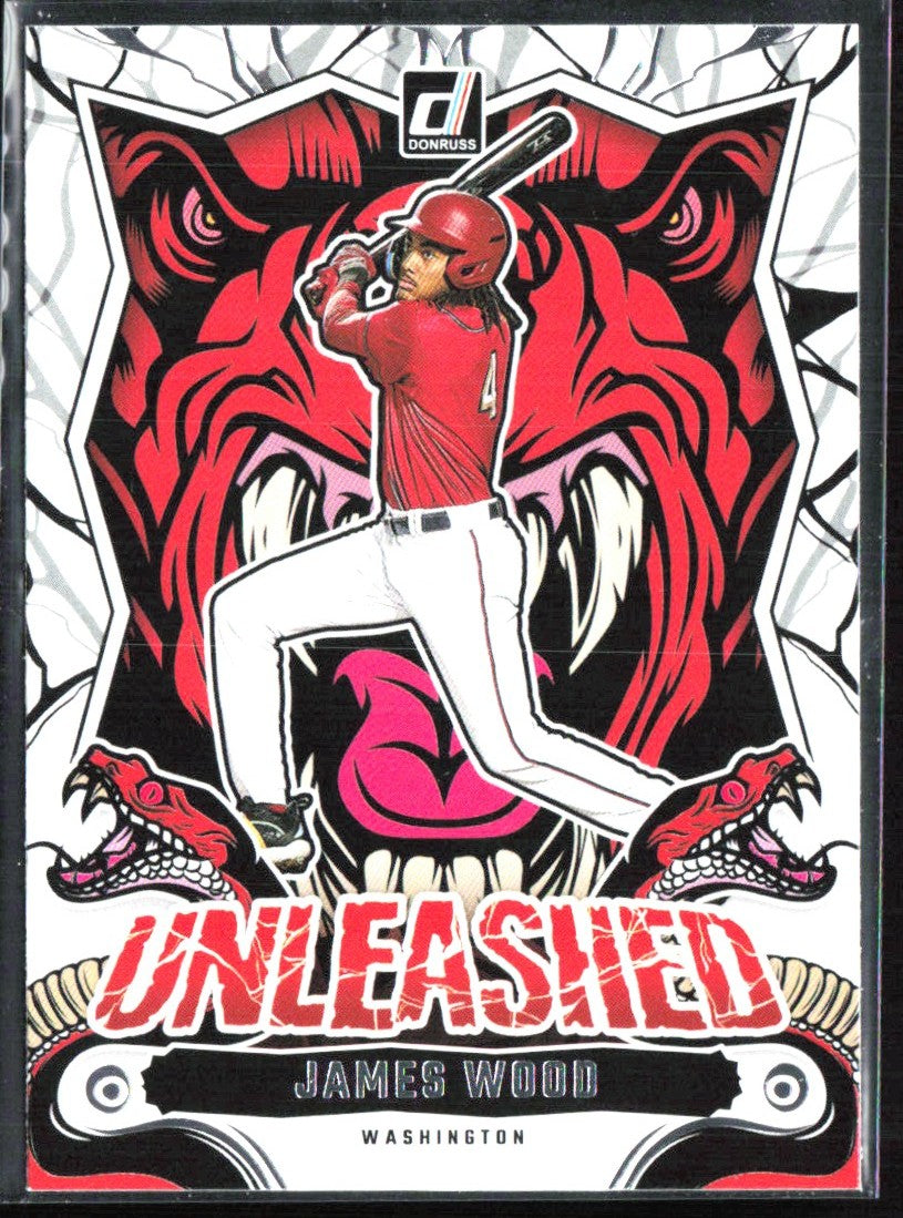 James Wood 2024 Panini Donruss Unleashed #19 Washington Nationals