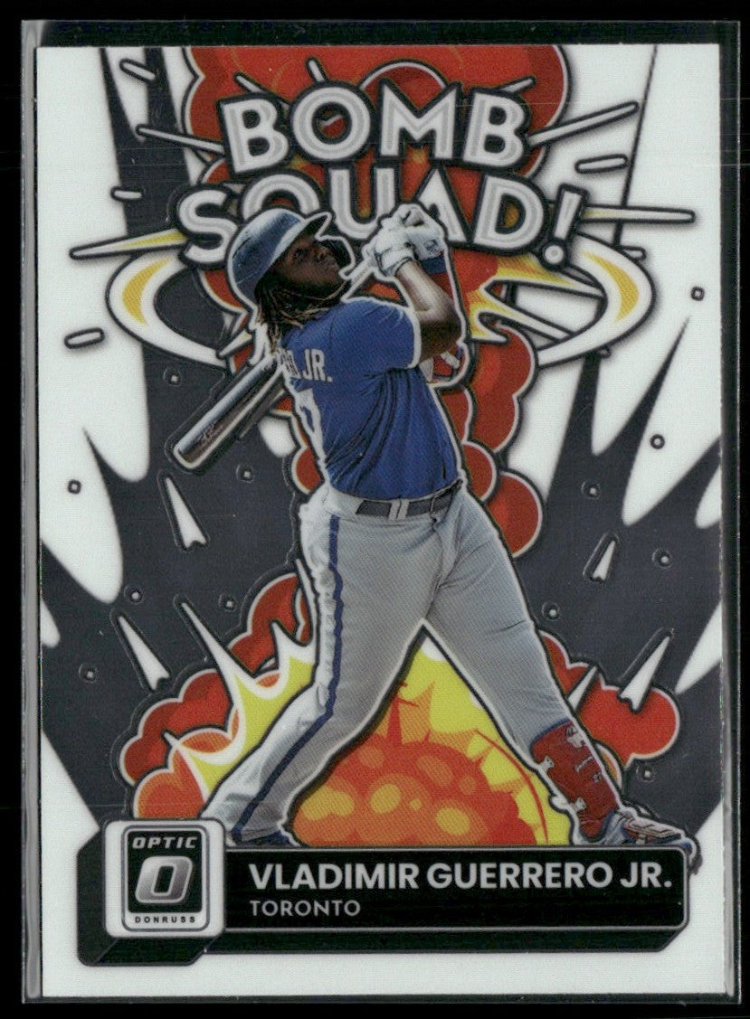 Vladimir Guerrero Jr. 2022 Donruss Optic Bomb Squad #BS-2 Toronto Blue Jays