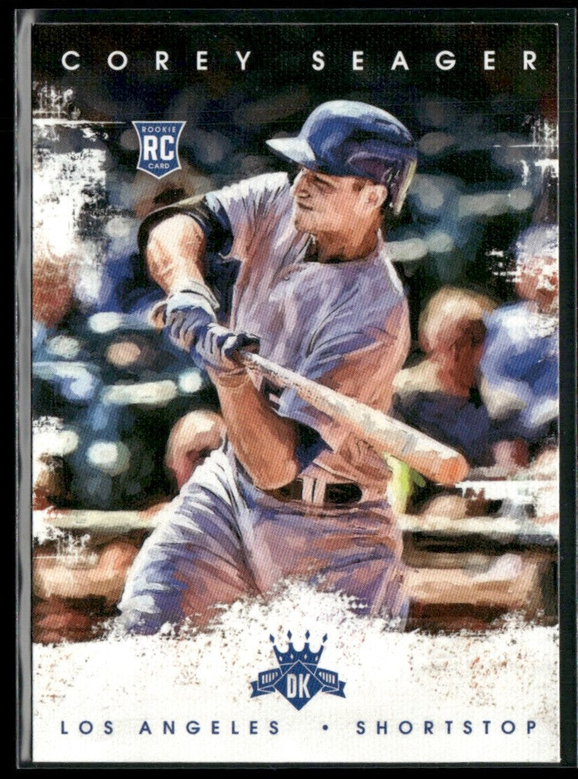 Corey Seager 2016 Panini Diamond Kings RC #142 Los Angeles Dodgers