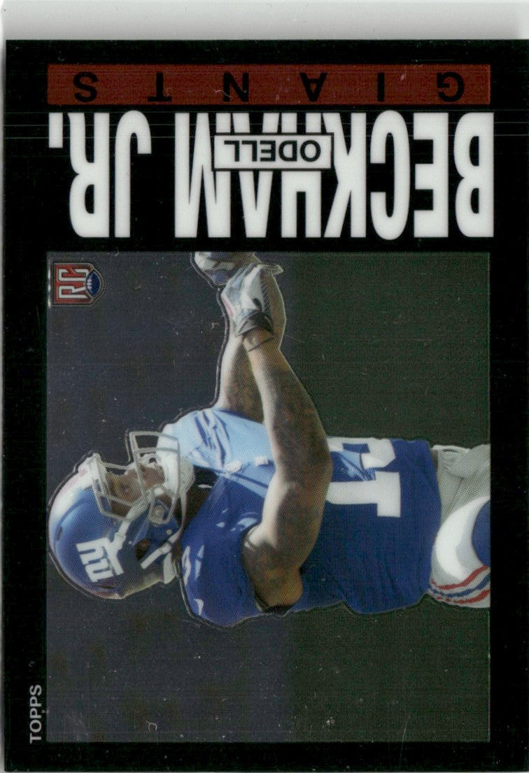 Odell Beckham Jr. 2014 Topps Chrome 1985 RC #15 New York Giants