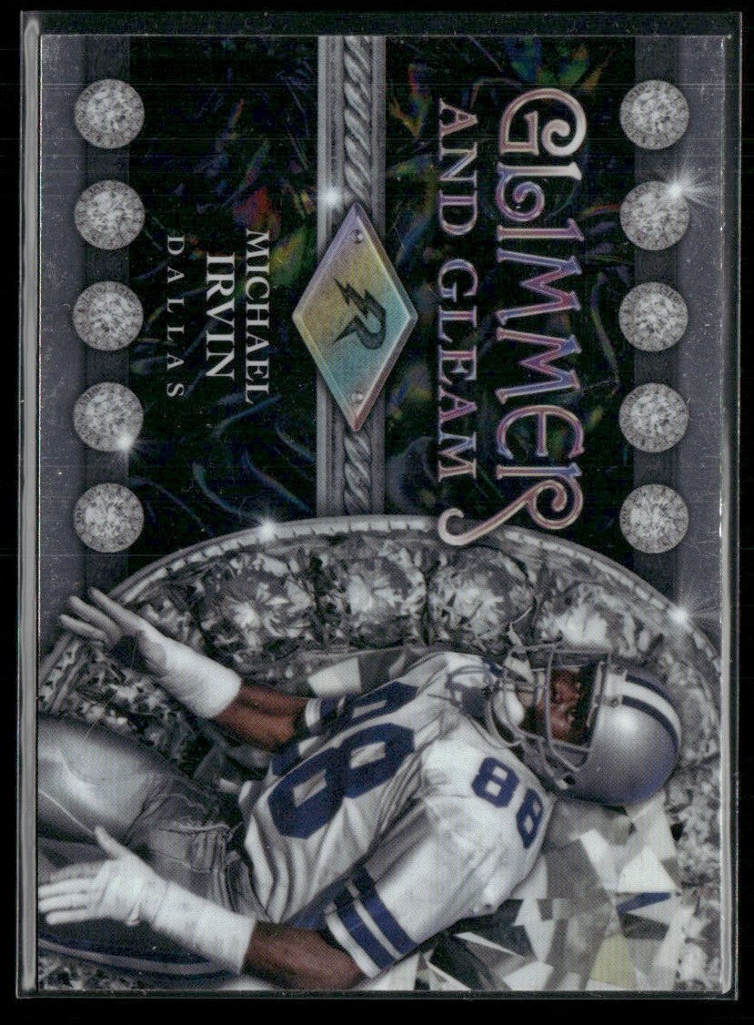 Michael Irvin 2024 Topps Resurgence Glimmer and Gleam #GG-15 Dallas Cowboys