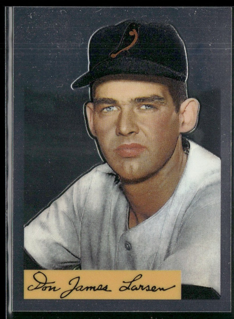 Don Larsen 2001 Bowman Chrome Reprints #23 Baltimore Orioles
