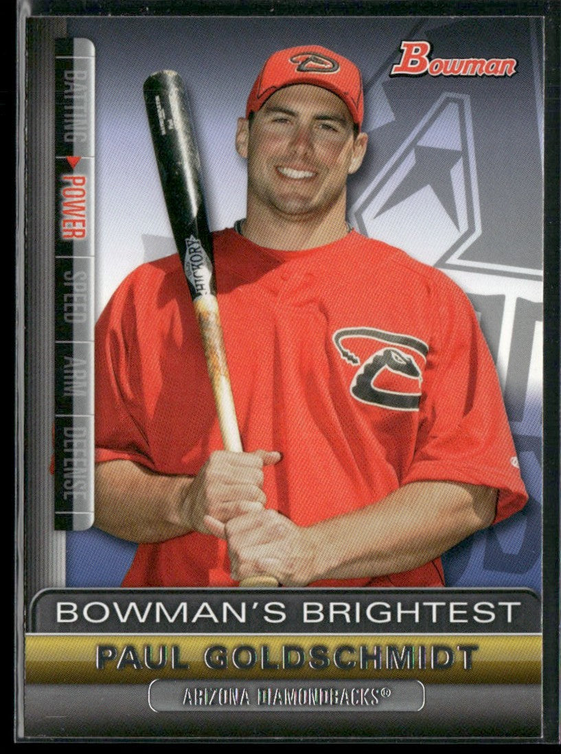 Paul Goldschmidt 2012 Bowman's Brightest #BBR4 Arizona Diamondbacks