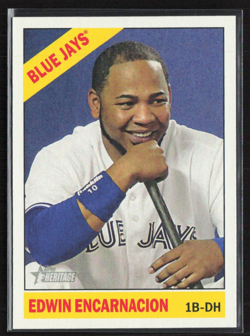 Edwin Encarnacion 2015 Topps Heritage SP #487 Toronto Blue Jays