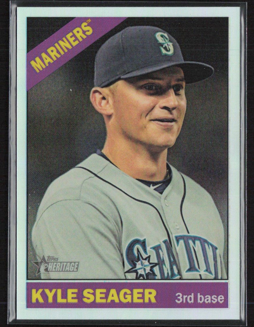 Kyle Seager 2015 Topps Heritage Chrome Refractor /566 #THC-493 Seattle Mariners