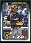 Jackson Chourio 2024 Topps Update Royal Blue RC #US155 Milwaukee Brewers