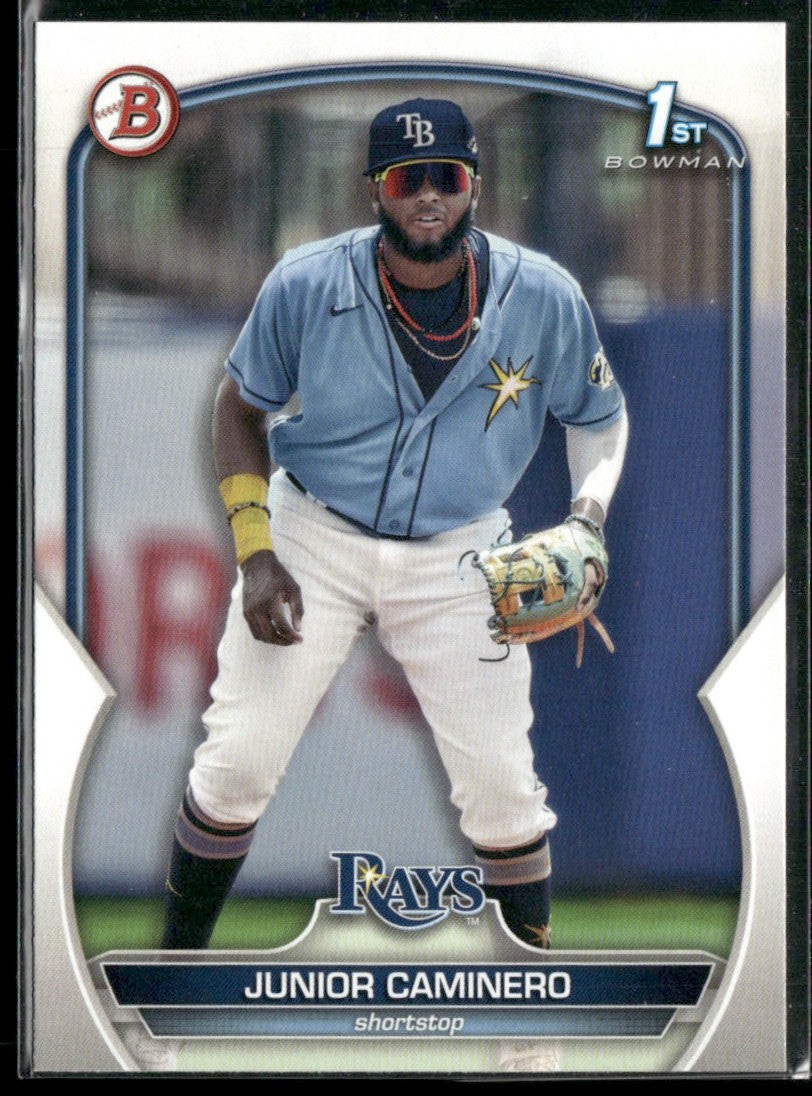 Junior Caminero 2023 Bowman 1st #BP-61 Tampa Bay Rays